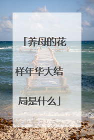 养母的花样年华大结局是什么