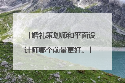 婚礼策划师和平面设计师哪个前景更好。