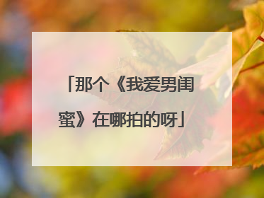 那个《我爱男闺蜜》在哪拍的呀